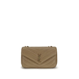 Saint Laurent Beige Calf Leather Bos Taurus Shoulder Bag