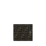 Fendi Brown Calf Leather Bos Taurus Wallet