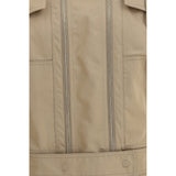 Fendi Beige Cotton Full-Length Jacket