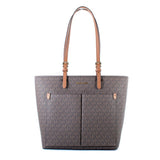 Michael Kors Brown Canvas Tote Bag