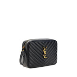 Saint Laurent Black Calf Leather Bos Taurus Shoulder Bag