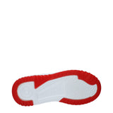 Versace White Leather Athletic Sneakers