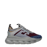 Versace Multicolor Fabric Chunky Sneakers