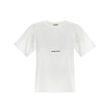 Saint Laurent White Cotton T-Shirt