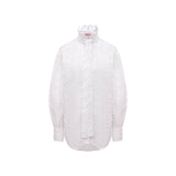 Valentino White Cotton Blouse