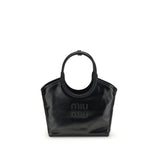 Miu Miu Black Calf Leather Bos Taurus Handbag