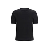 Fendi Black Viscose T-Shirt