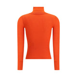 Saint Laurent Orange Wool Turtleneck