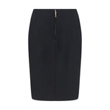 Saint Laurent Black Viscose Skirt