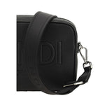 Fendi Black Cotton Shoulder Bag