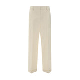 Miu Miu Beige Cotton Casual Pants