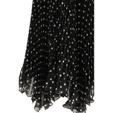 Valentino Black Viscose Midi Skirt