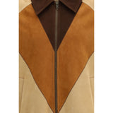 Valentino Brown Goatskin Biker Jacket