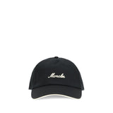 Moncler Black Cotton Cap (Baseball Hat)
