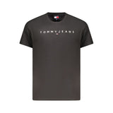 Tommy Hilfiger Black Cotton Mens T-Shirt