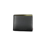 Tommy Hilfiger Black Leather Men Wallet