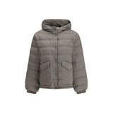 Miu Miu Gray Recycled Polyester Coat