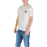 Tommy Hilfiger Jeans White Recycled Cotton T-Shirt