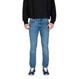 Calvin Klein Jeans Blue Cotton Skinny Jeans