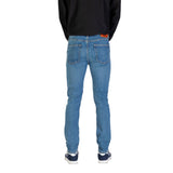 Calvin Klein Jeans Blue Cotton Skinny Jeans