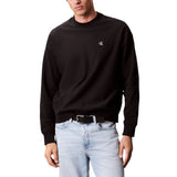 Calvin Klein Jeans Black Cotton Sweatshirt
