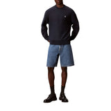 Calvin Klein Jeans Blue Cotton Sweatshirt