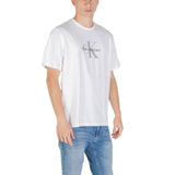 Calvin Klein Jeans White Cotton T-Shirt