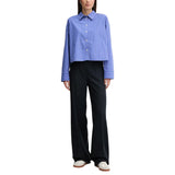 Calvin Klein Jeans Blue Cotton Blouse