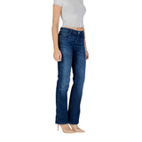 Guess Blue Cotton Mom Jeans