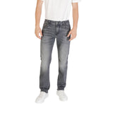 Guess Gray Cotton Relaxed Fit Jeans