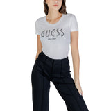 Guess White Cotton T-Shirt