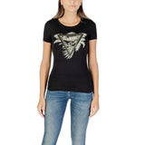 Guess Black Cotton T-Shirt