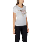 Guess White Cotton T-Shirt