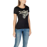 Guess Black Cotton T-Shirt