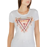 Guess White Cotton T-Shirt