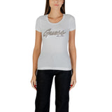 Guess White Cotton T-Shirt