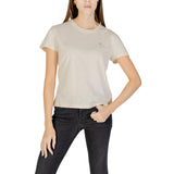 Tommy Hilfiger Jeans Beige Cotton T-Shirt