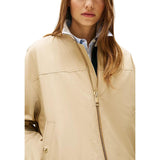 Tommy Hilfiger Beige Cotton Bomber