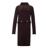 Bottega Veneta Brown Viscose Casual Dress