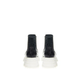 Alexander McQueen Black Leather Chelsea Boots