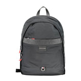 Tommy Hilfiger Black Polyester Men Backpack
