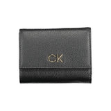 Calvin Klein Black Polyurethane Women Wallet