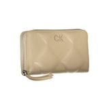 Calvin Klein Beige Polyester Women Wallet