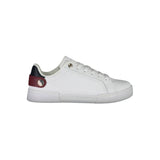 Tommy Hilfiger Bianco Polyurethane Women Sneaker