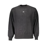 Calvin Klein Black Cotton Men Sweatshirt