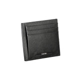 Calvin Klein Black Leather Mens Wallet Holder