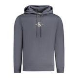 Calvin Klein Blu Cotton Men Sweatshirt