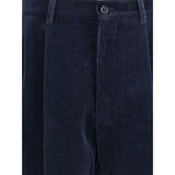 Valentino Blue Cotton Pants