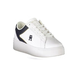 Tommy Hilfiger Bianco Polyurethane Women Sneaker