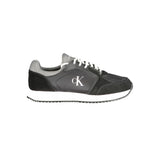 Calvin Klein Black Polyurethane Men Sneaker